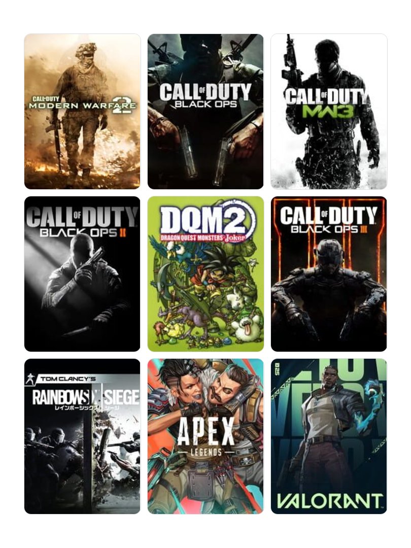 私を構成する9つのゲーム
#My9Games #私を構成する9つのゲーム