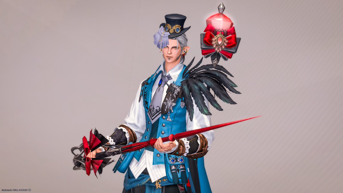 3/7 #金魚草の恋
今回のゲーム「ミラプリ怪盗シャノワールを探せ」🎩
容疑者役として、引用のおもちさんのミラプリを参考に組ませていただきました！
素敵なミラプリをありがとうございました🙏✨