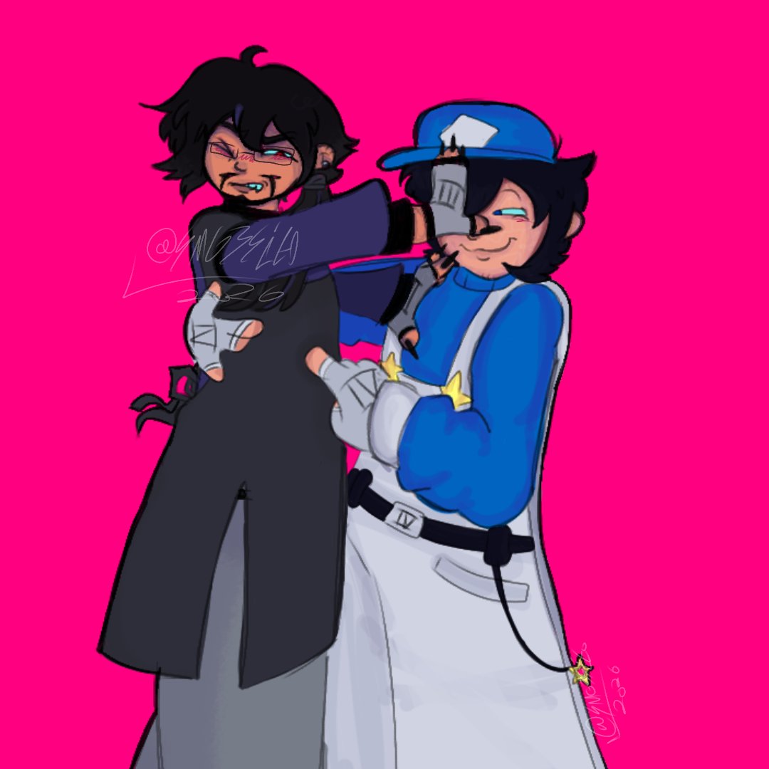 i did a 34 last night (this isl ikke... bakery au if i can even call it that) #smg34