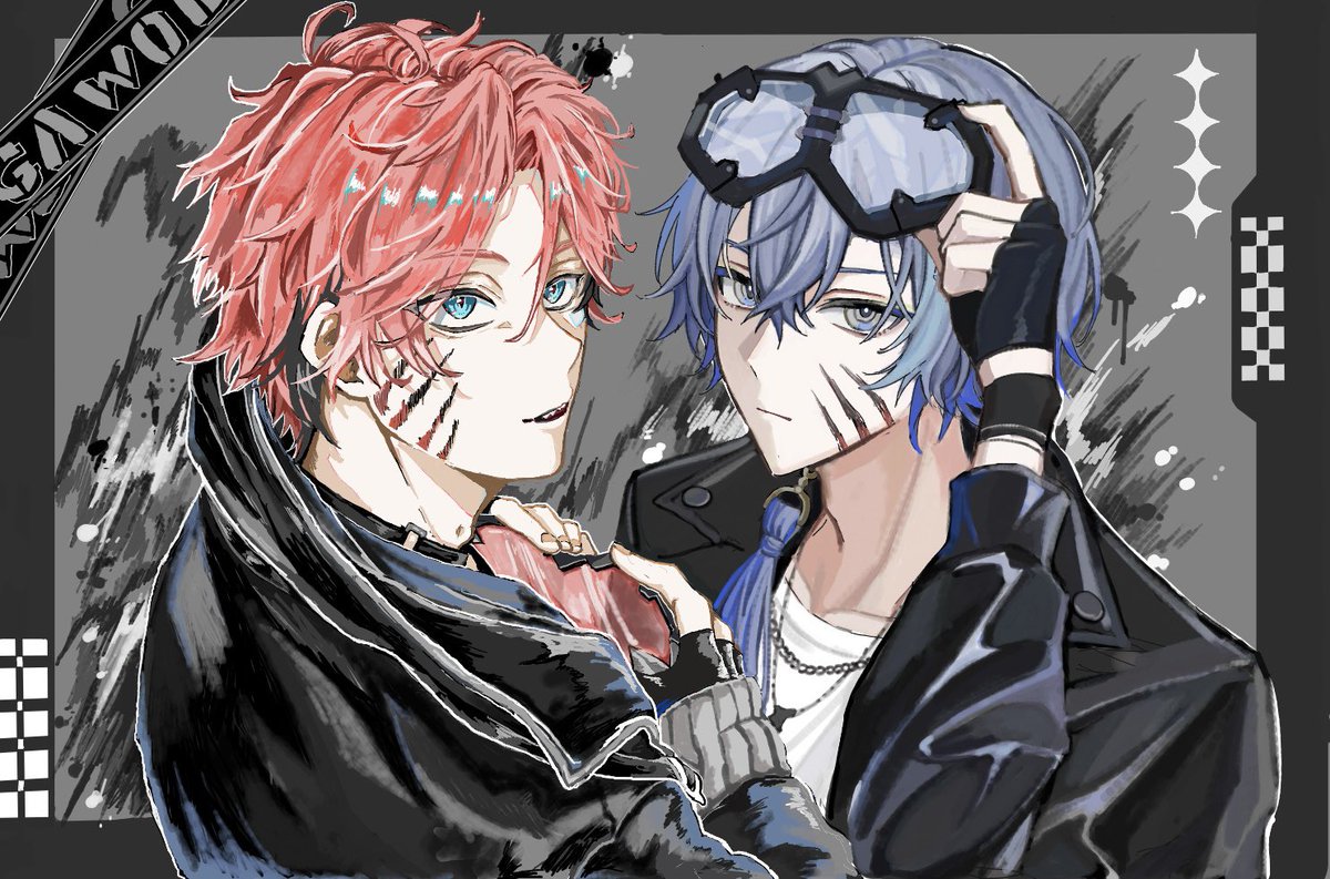 mochi_01_0101's tweet photo. \\ぎゃうるふで絵チャ合作//
#ぎゃうるふ  #紙とウェン　#ドロウイング https://t.co/axl8vwk110