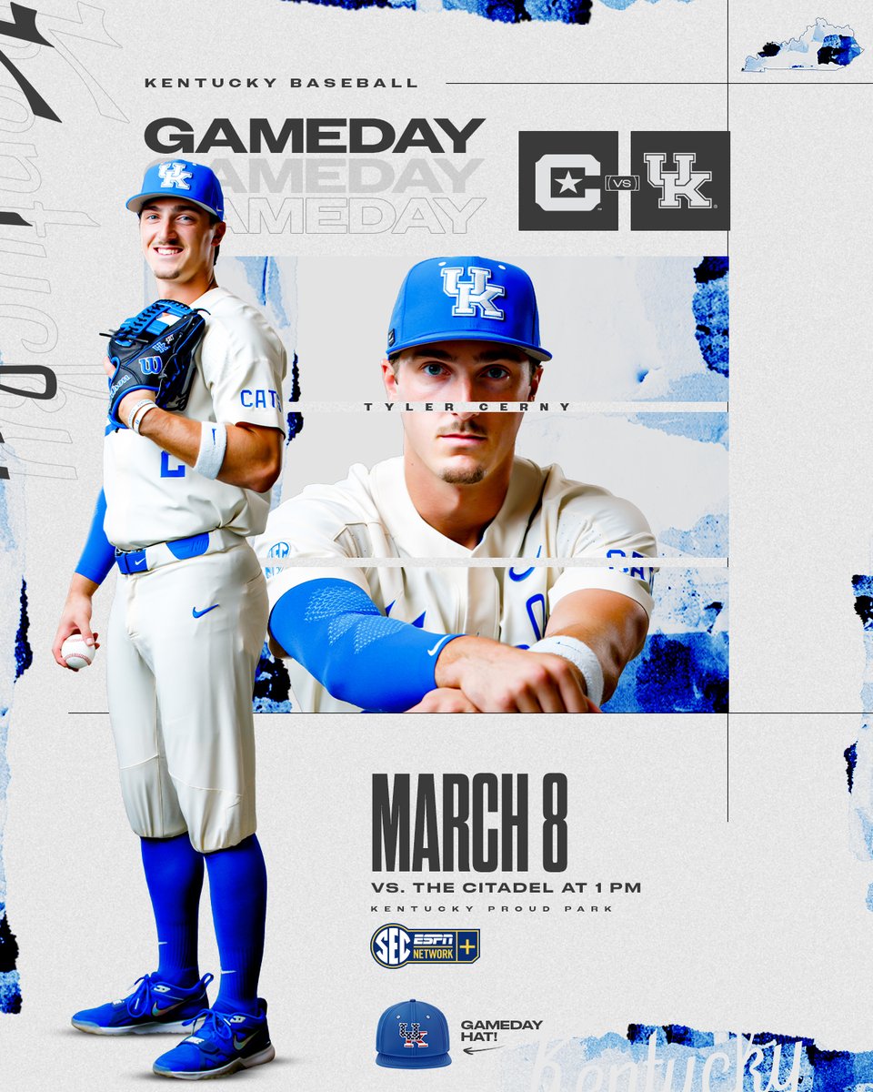 🆚 The Citadel
🏟️ KPP
⌚️ 1 p.m. ET
📺 SECN+
📻 <a href="/UKSportsNetwork/">UK Sports Network</a> 
📊 tinyurl.com/5h9cj58w
🎫 UKBaseballTix.com
