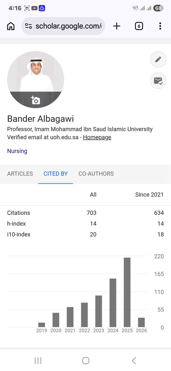 Prof. Bander Albagawi | أ.د. بندر سعد البقعاوي tweet media