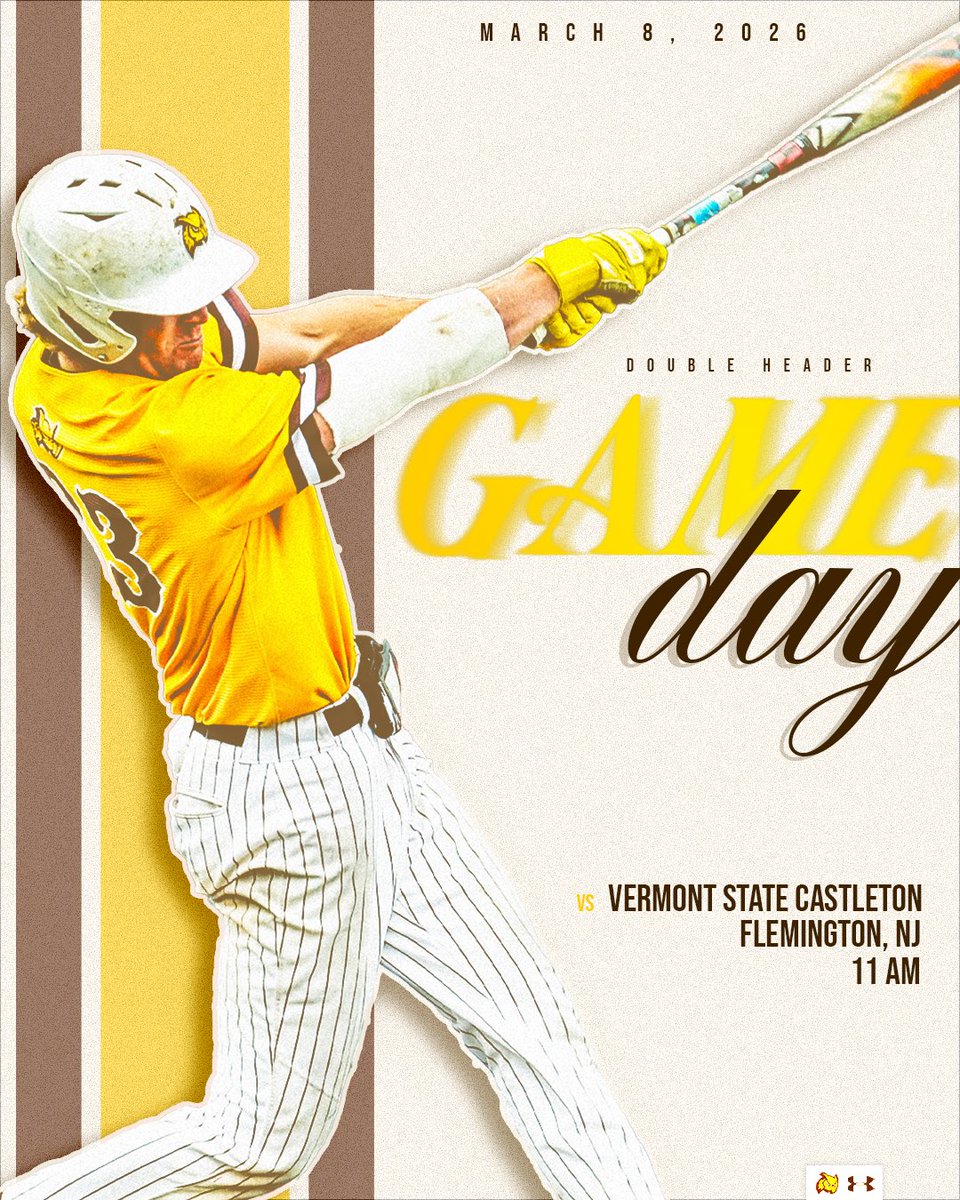 RowanBaseball_'s tweet photo. 𝐆𝐚𝐦𝐞 𝟐 𝐎𝐧 𝐓𝐡𝐞 𝐑𝐨𝐚𝐝
🆚Vermont State Castleton
⏰11 AM
📍Flemington, NJ
#d3baseball #gameday #goprofs https://t.co/rRLz82FLi2
