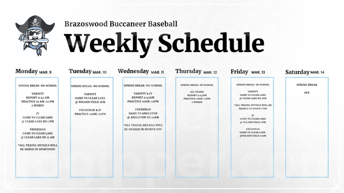 Brazoswood Baseball tweet media