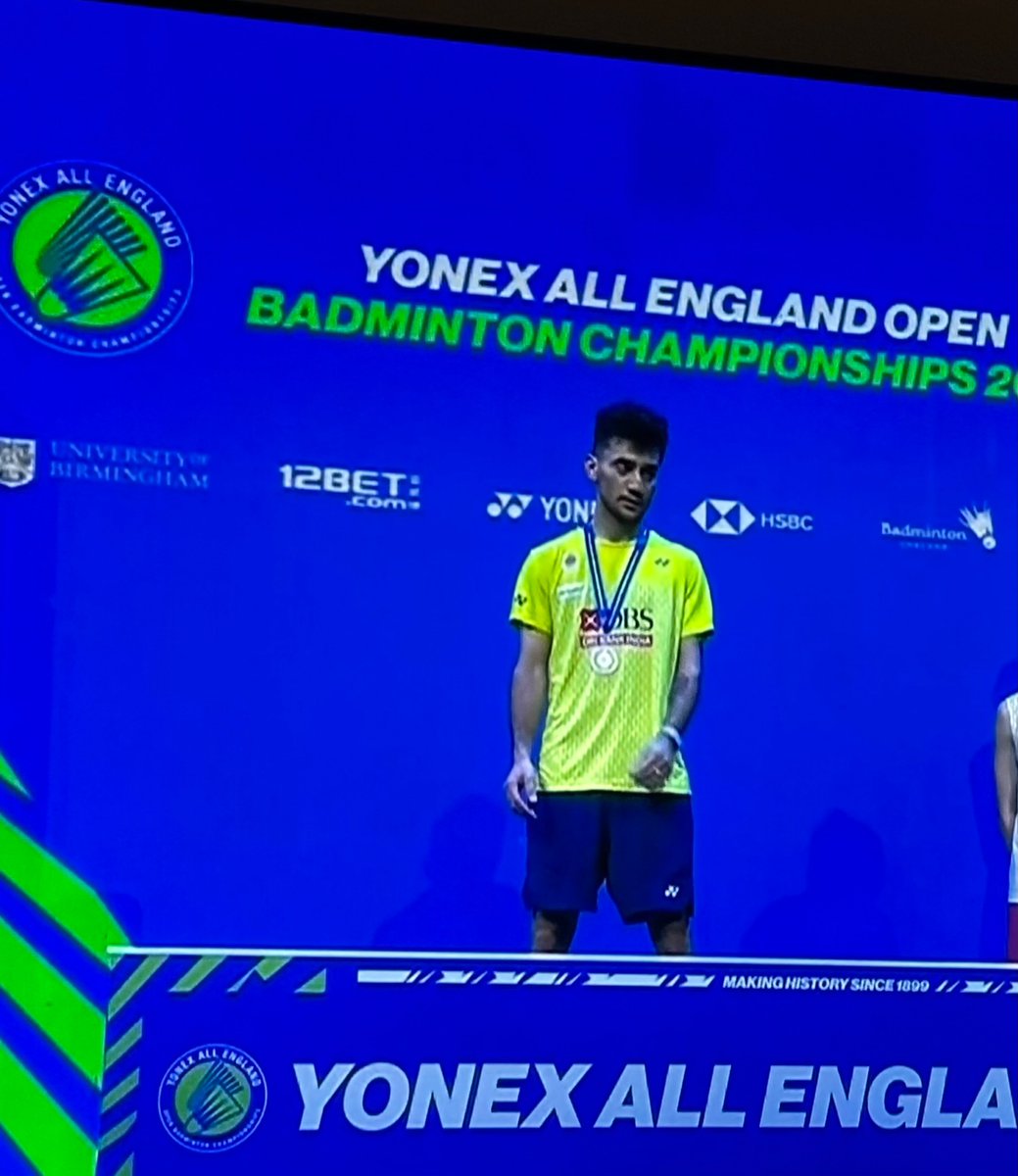 I know #LakshyaSen must be disappointed but we are very proud of you for what you have managed to achieve. Well played champion 👏👏 #AllEngland2026 <a href="/BadmintonIndia/">Badminton India</a>