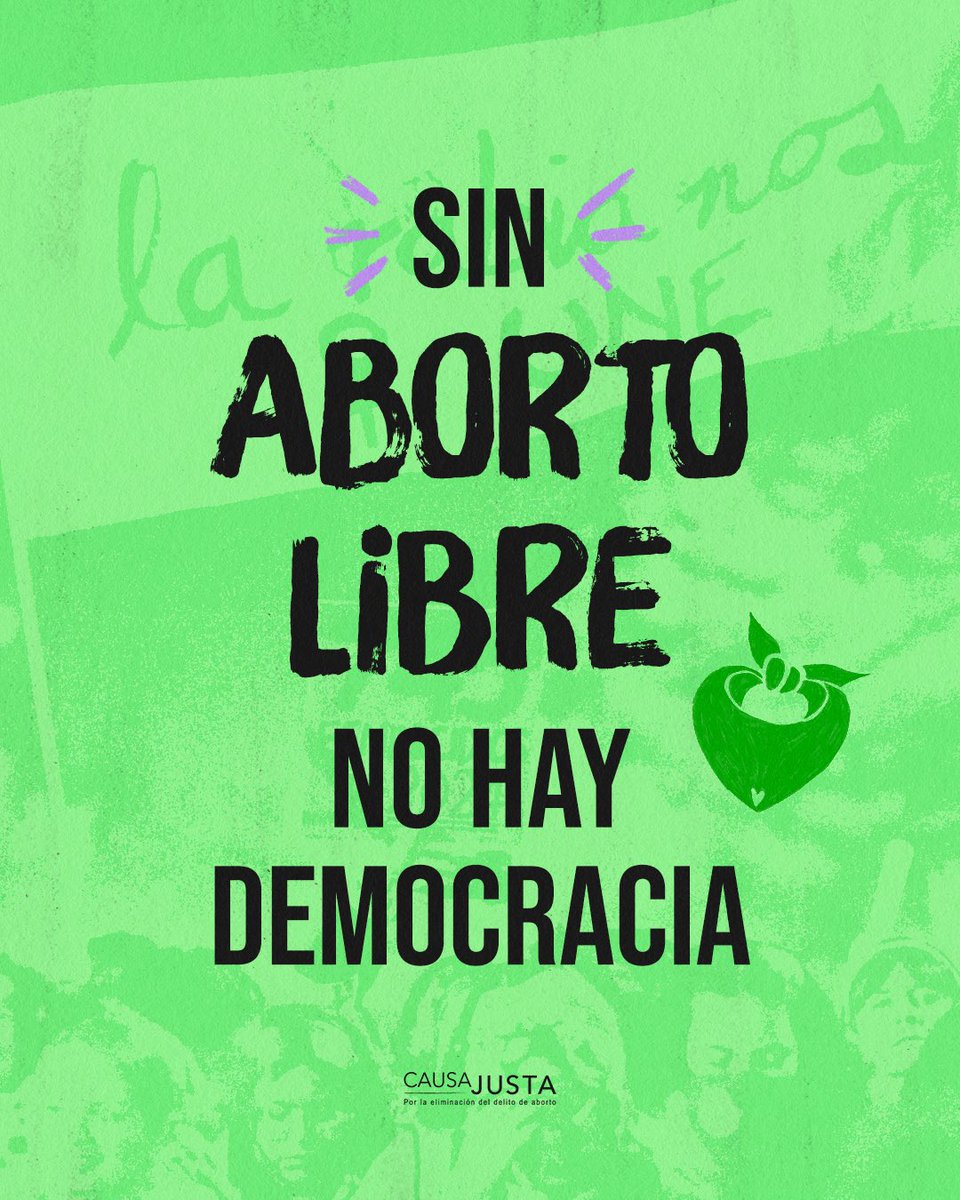 Causa Justa por el Aborto tweet media