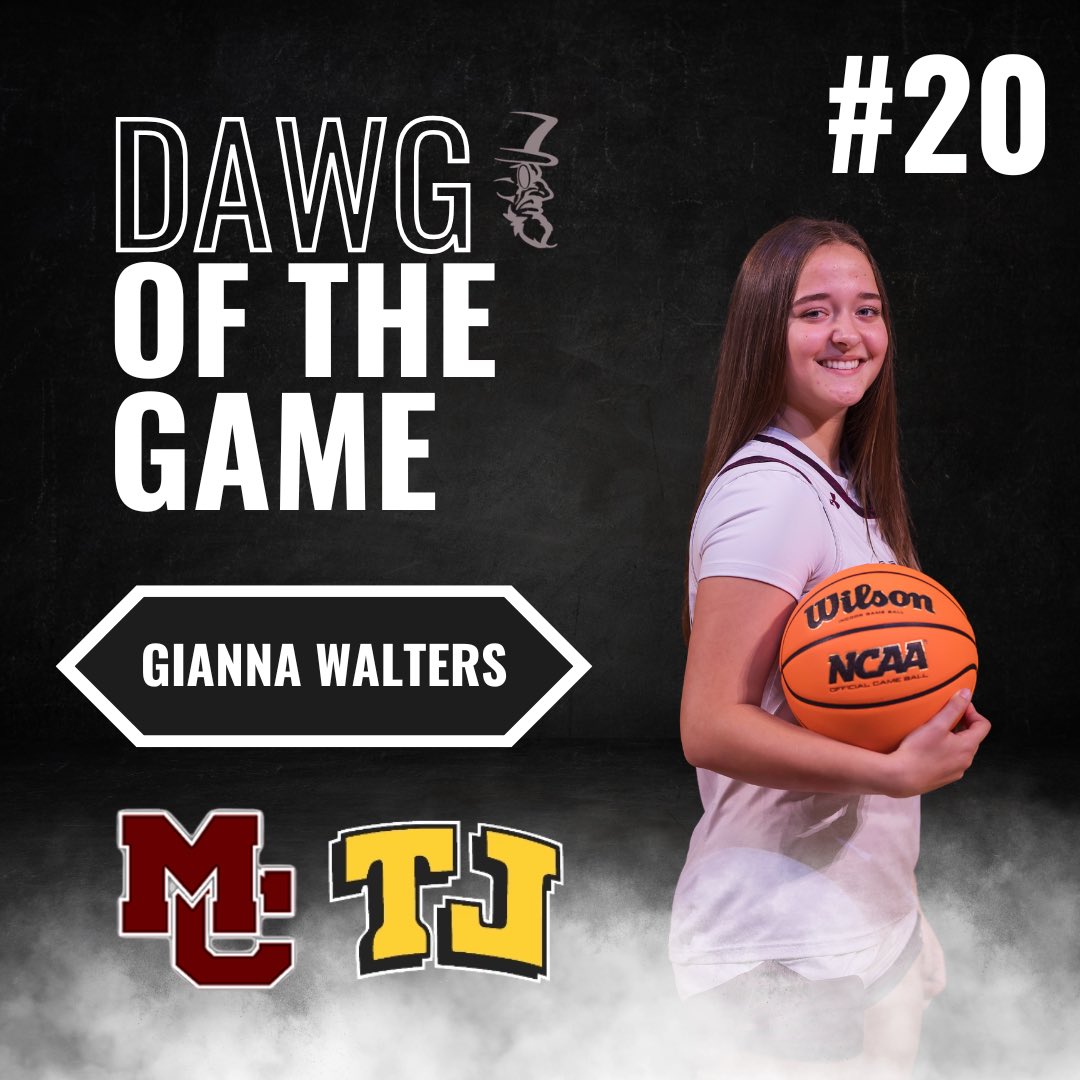MCLadyBaronsBB's tweet image. Congrats to Gianna Walters, our Dawg of the Game vs. Thomas Jefferson! #KEEPKNOCKING 🏀