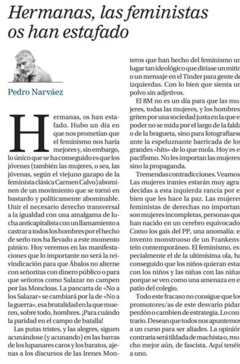 GOLDZANDCO's tweet photo. No le quito una coma, aunque para no dejar a nadie fuera del perímetro de los acontecimientos, yo hubiera dicho "... Como los gais del PP y de VOX". https://t.co/6WNpgJQ4lD