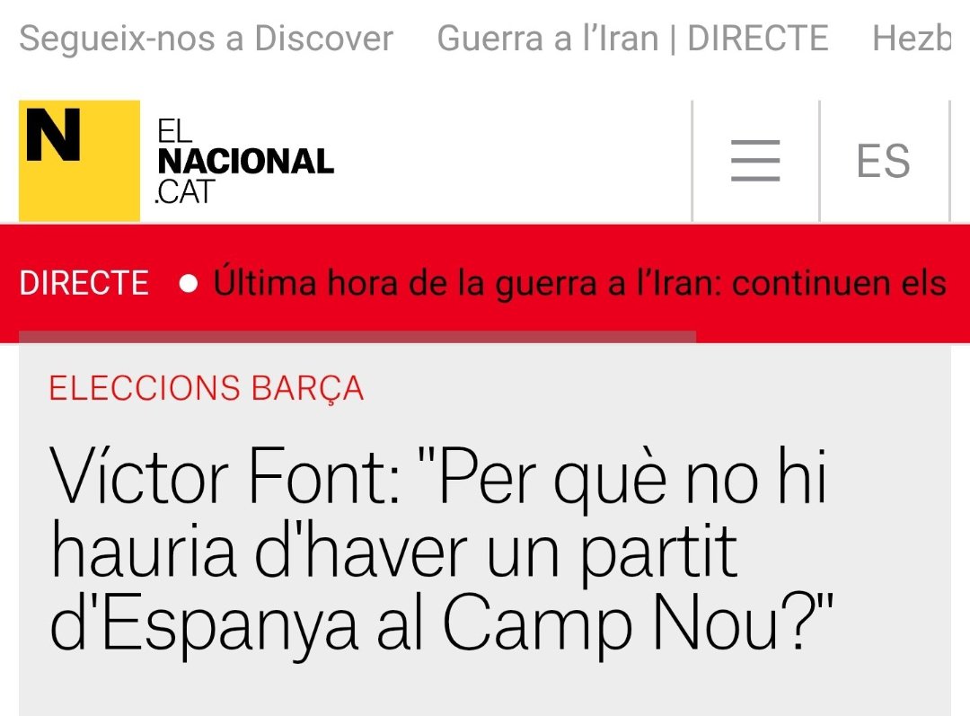 Un cop s ha  espanyolitzat TV3 ,  mossos i la sanitat, ara toca el Barça.