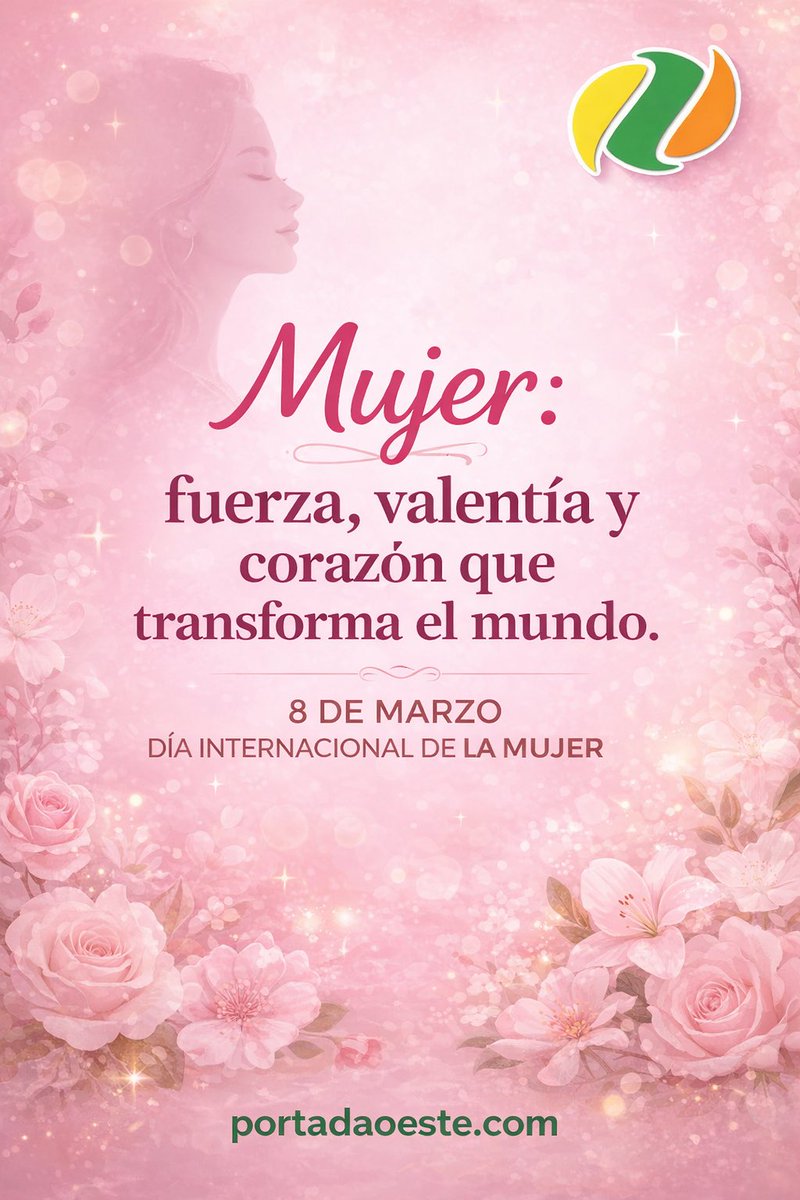 Hoy celebramos la fuerza, valentía y capacidad transformadora de cada mujer. 🌸
¡Feliz Día Internacional de la Mujer!

#DíaDeLaMujer #8DeMarzo #PortadaOeste