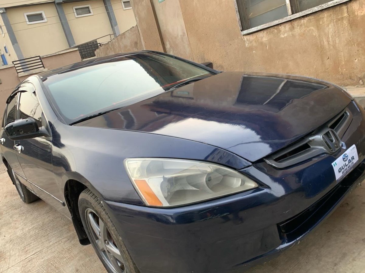 gularautos's tweet image. 2005 Honda Accord EOD. 
No long talk; Buy and Enjoy 💯 

NB: Refer &amp;amp; Earn 💰 

For price and more enquiries: Contact 07034234435 on WhatsApp 

Auto Excellence Guaranteed!
#fypシ゚ #fyp #fyppppppppppppppppppppppp #viralvideo #honda