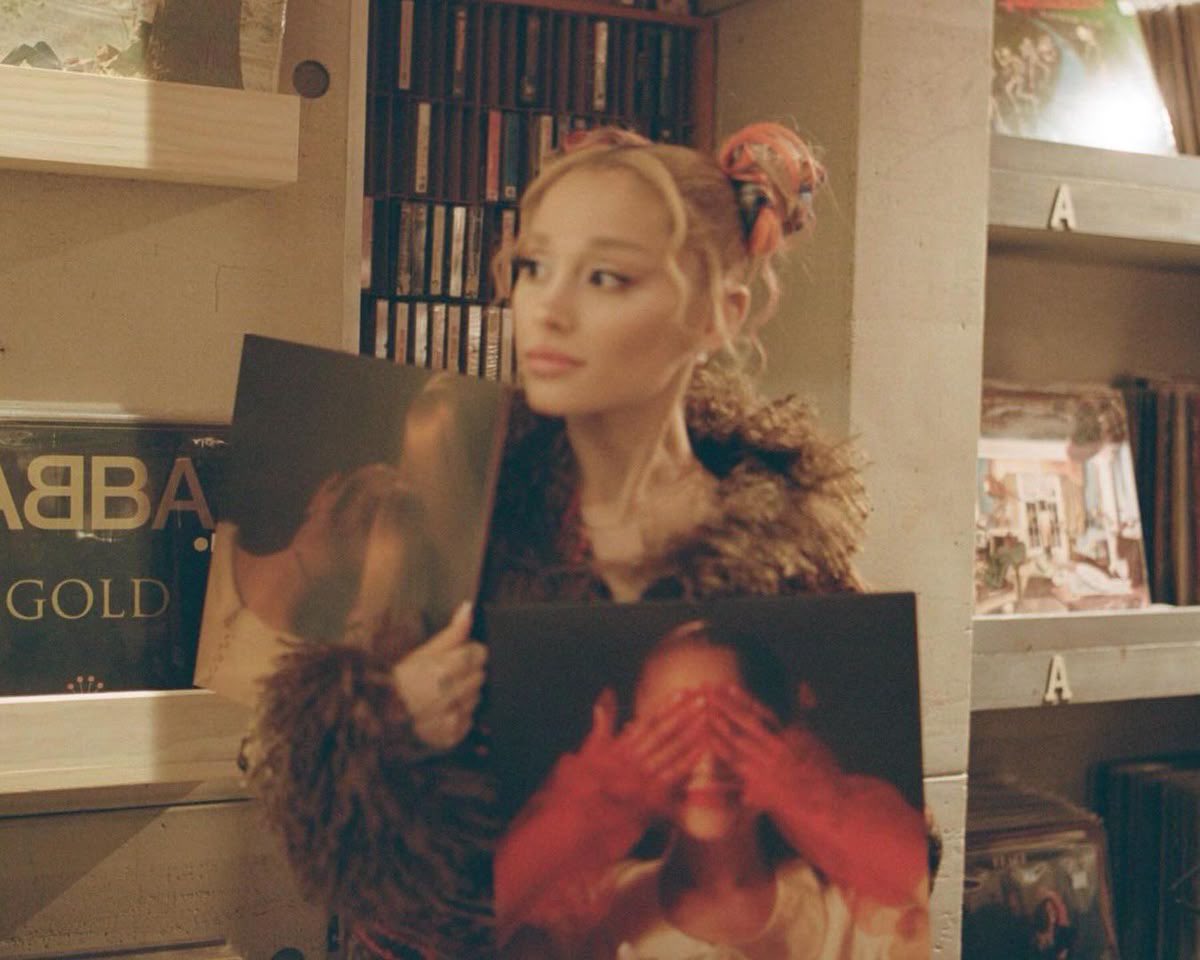 2 years of the album that absolutely healed me (and still is healing me). forever grateful for ariana and the art she creates. i feel less alone in my feelings with an album like eternal sunshine. there isn't enough words!!!!!!!! i love you i love you i love you <a href="/TeamAriana/">Team Ariana</a>