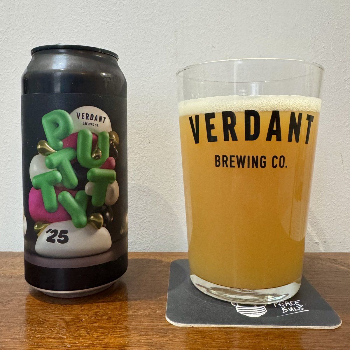 mattsdrinkdiary's tweet photo. Verdant “Putty 2025”, 8% DIPA. https://t.co/KydQCxd49X