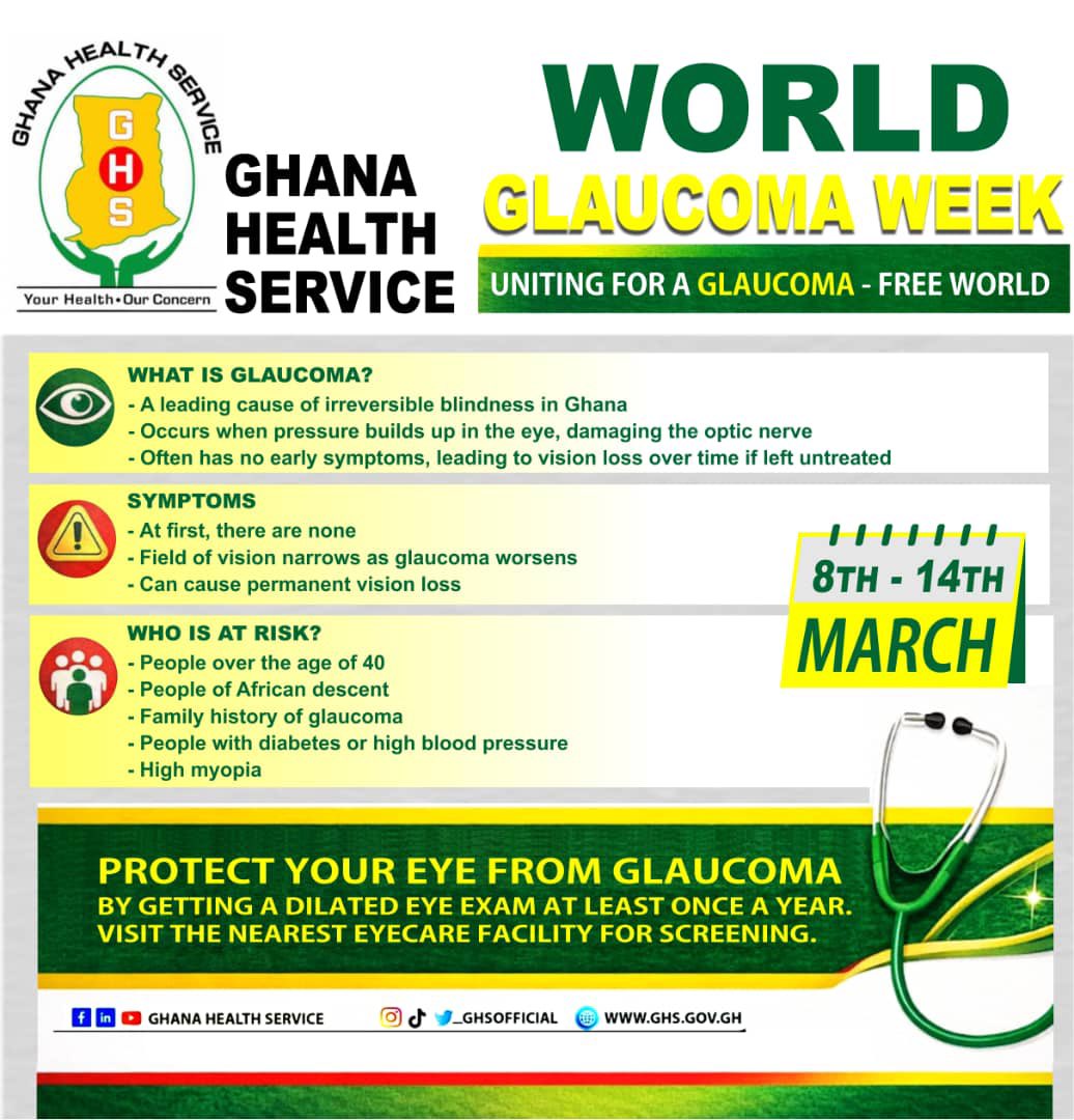 _GHSofficial's tweet photo. It’s World Glaucoma Week ‼️
Here’s what you need to know about the “silent thief of sight” - GLAUCOMA. https://t.co/JYiLrwiXet