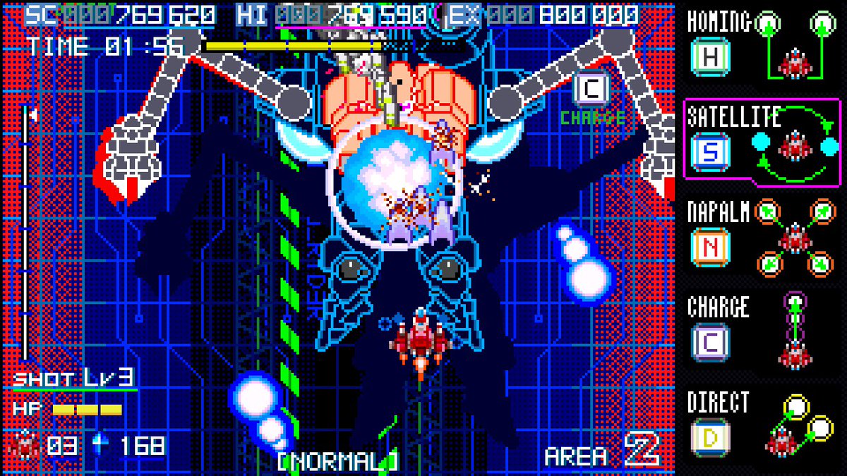 american80s's tweet photo. Blaze of Storm is another great indie shooter from Terarin Games. 8/10. Check it out.
Protip: The Napalm secondary weapon is your best option and acts as a really efficient bullet sponge.
#Shmup #STG #TerarinGames https://t.co/gBDuqoPQUC