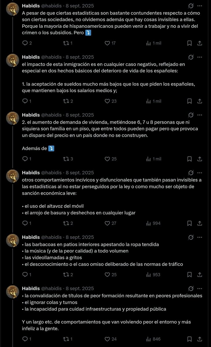 Escuchar música horrible de madrugada sin que te moleste la policía y conducir borracho, el concepto hispanoamericano de bienestar.