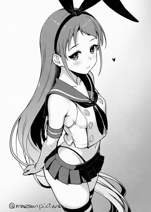 五月雨ちゃん(島風mode)