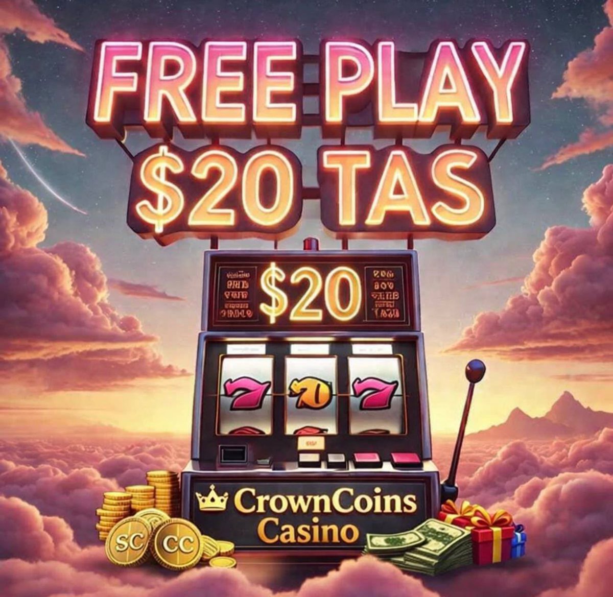 CrownCoins Casino Bonus tweet media