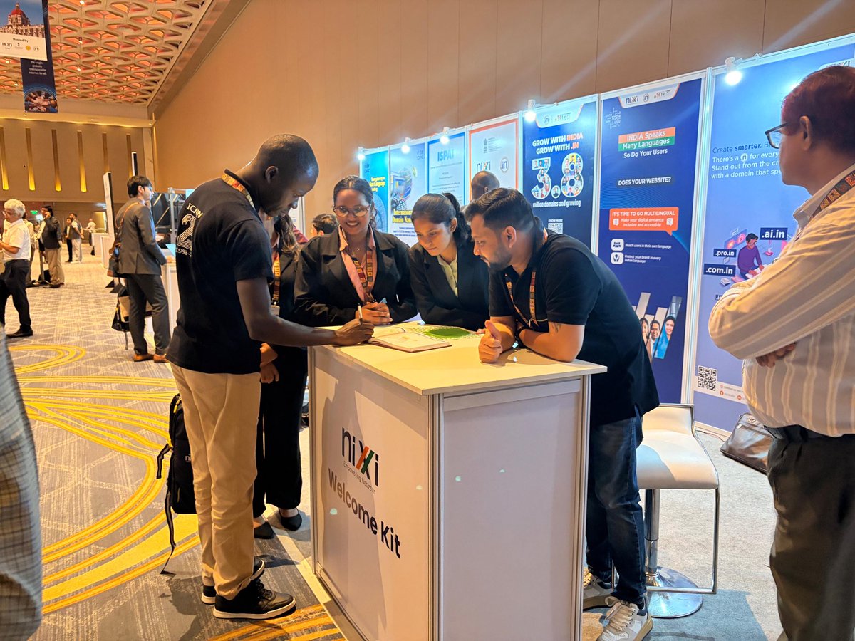 inregistry's tweet photo. The conversations are flowing at #ICANN85! 🌍
Stop by the NIXI stall to explore how we’re empowering India’s digital ecosystem through .IN domains and internet infrastructure.
📍 Jasmine Hall 1 | Third Floor | Jio World Convention Centre
Come say hello! 👋
#NIXI #DotIN #ICANN https://t.co/P13rKXkkVK