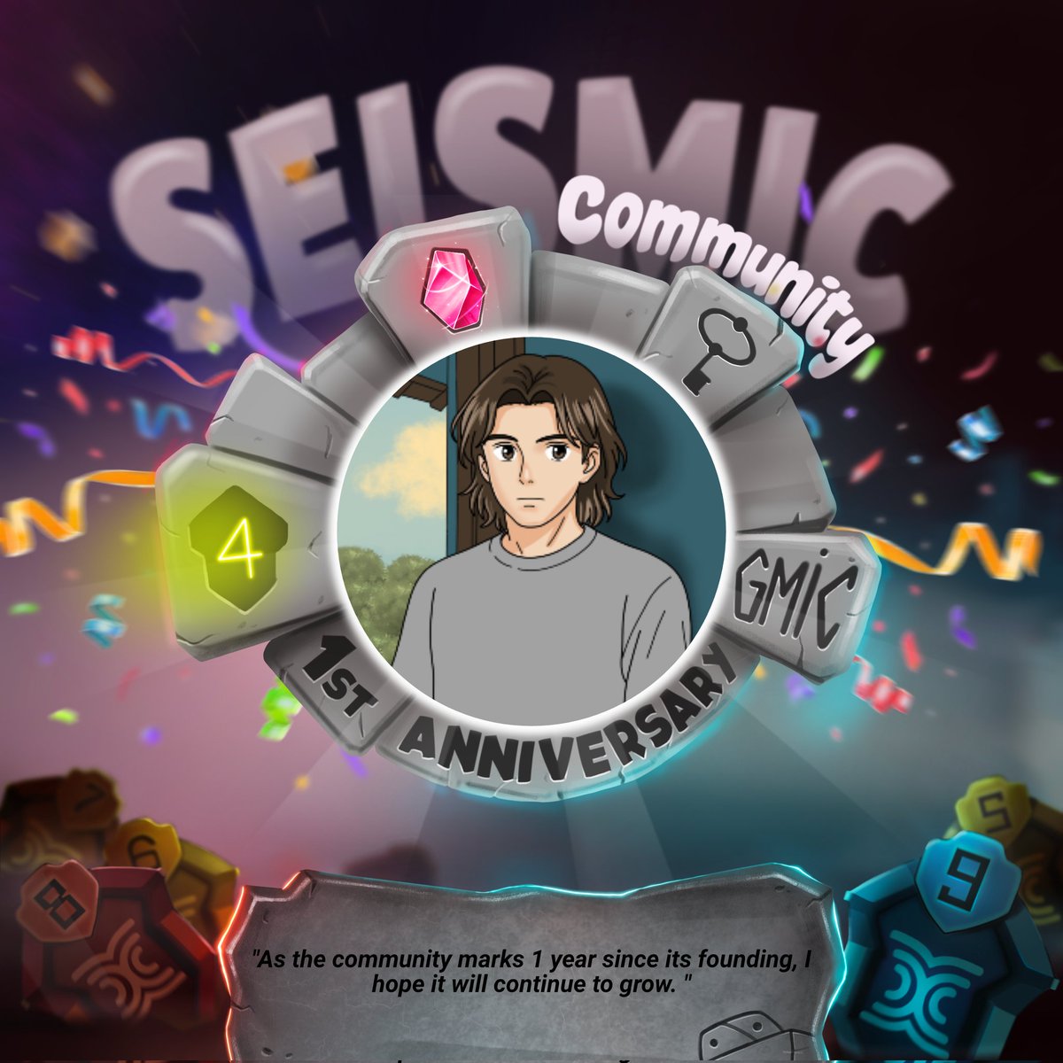 Gmic Fams 🤎

Happy 1st birthday, I hope you will continue to grow and become even better.✨✨

<a href="/SeismicSys/">Seismic</a> <a href="/lyronctk/">Lyron</a> <a href="/NoxxW3/">Noxx</a> <a href="/xealistt/">Xealist</a> <a href="/heathcliff_eth/">Heathcliff</a> <a href="/cigsafterr_/">Cigs</a>