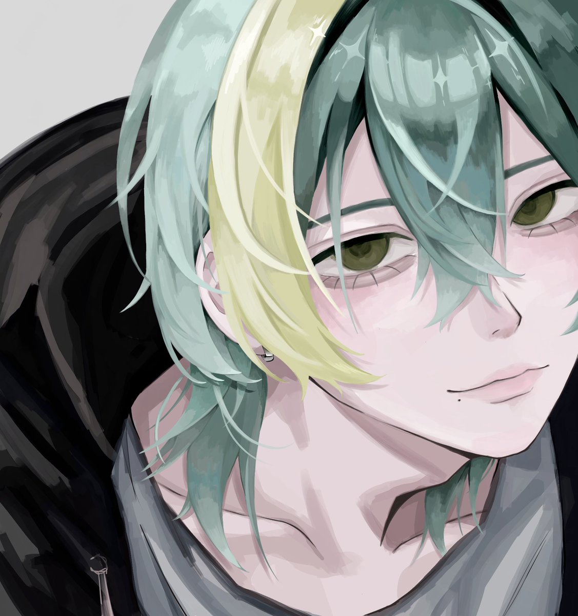 a__nn_a129's tweet photo. 配信で言ってたウルフヤトくん🐺
勉強の合間にちょっとずつ描きましたᝰ✍🏻
ヤトくんのメロさを少しでも表現できてたら...！！
 #ヤトあーと https://t.co/039bJ9k0tA