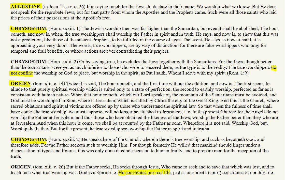 Michael65413248's tweet photo. #John4:5-42
https://t.co/bK3X0dLcbQ
Saints Commentaries
https://t.co/IovQjAknF0
Commentaries of #John4:19–24 extracted only
References:
What it means to worship God in Spirit & in Truth➡️Not "acting & playing" Church!
https://t.co/ZYVHSwa82L
Jesus heals
https://t.co/Pz8lku5cJk https://t.co/gZG3dV0d5v