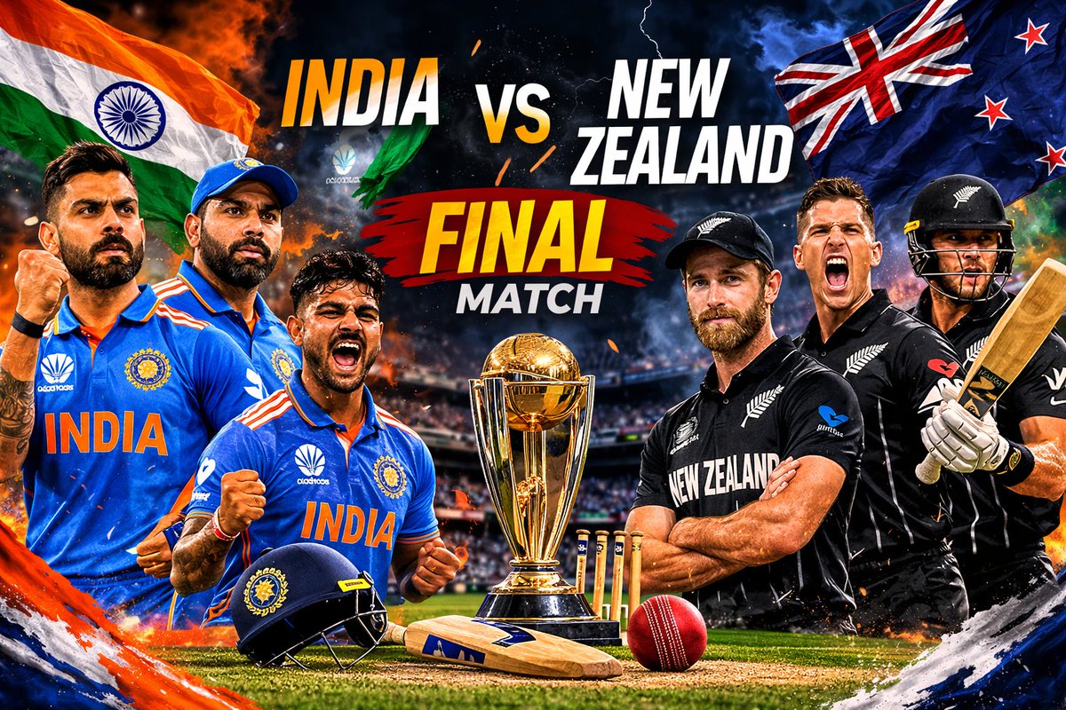 mchoudhary9940's tweet photo. Final का असली King कौन बनेगा? 🔥
India 🇮🇳 vs New Zealand 🇳🇿
Comment में बताओ Winner कौन?”
#INDvNZ #FinalClash #INDvsNZL https://t.co/ERGsm2HwM9