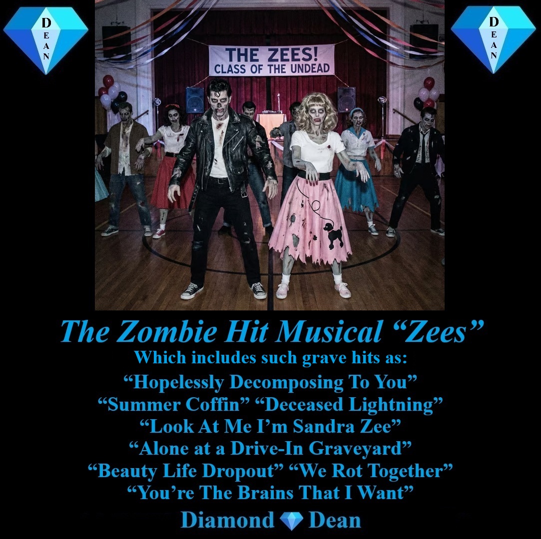 Typical, All-American Zombies A-Go-Go!
#DeanSays #DeanMemes #Comedy #Parody #Zombies #Grease #HitSongs
Love Edgy Songs which have a Dark Sense of Humor? Enjoy the debut album of The Phony Realists: “The Wrong End of the Rainbow” now on iTunes:
itunes.apple.com/album/id187837…
😎🖖❤️