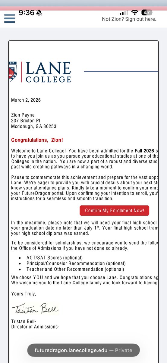 Zion Payne tweet media