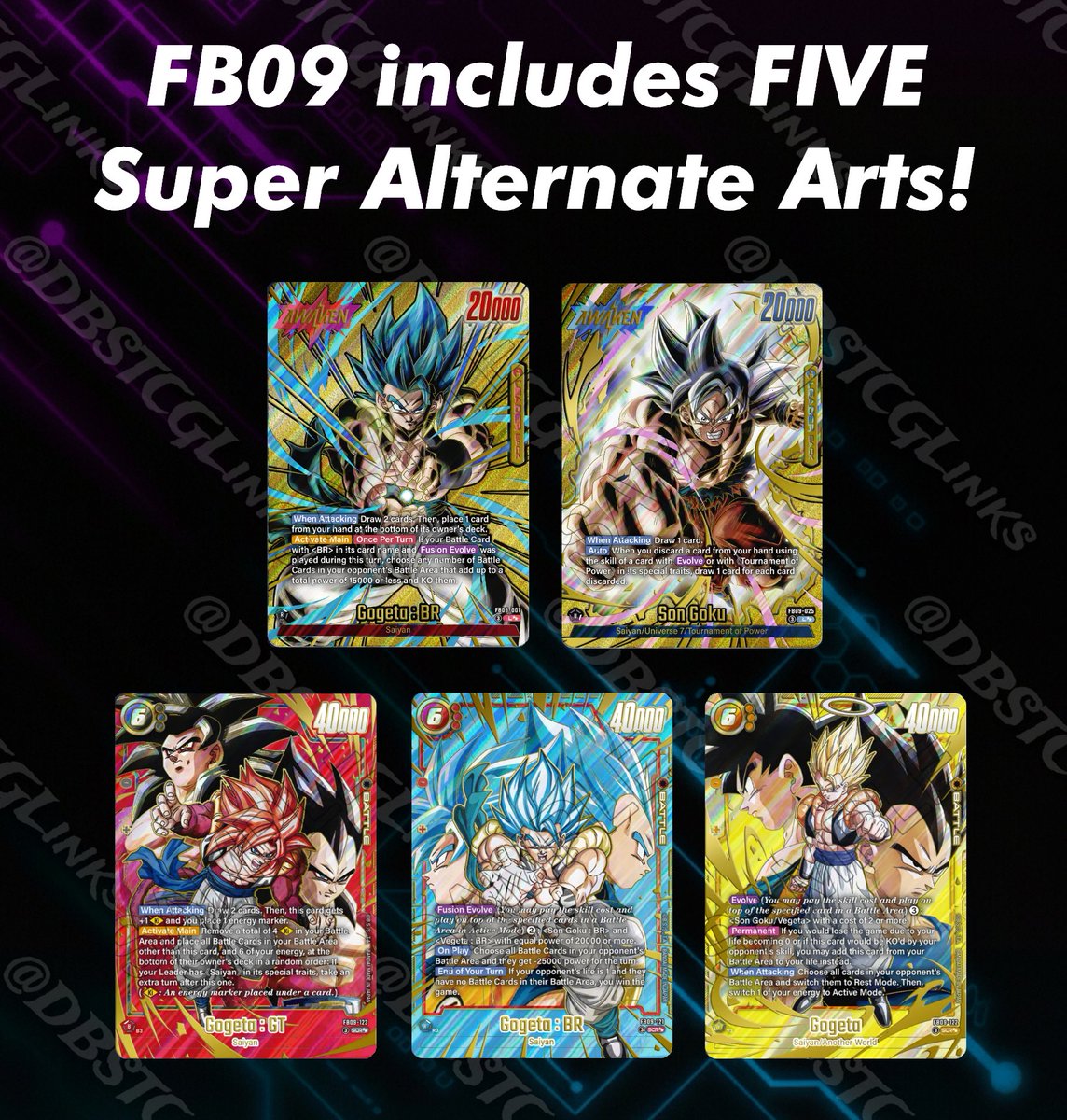 Dragon Ball Super TCG Links tweet media