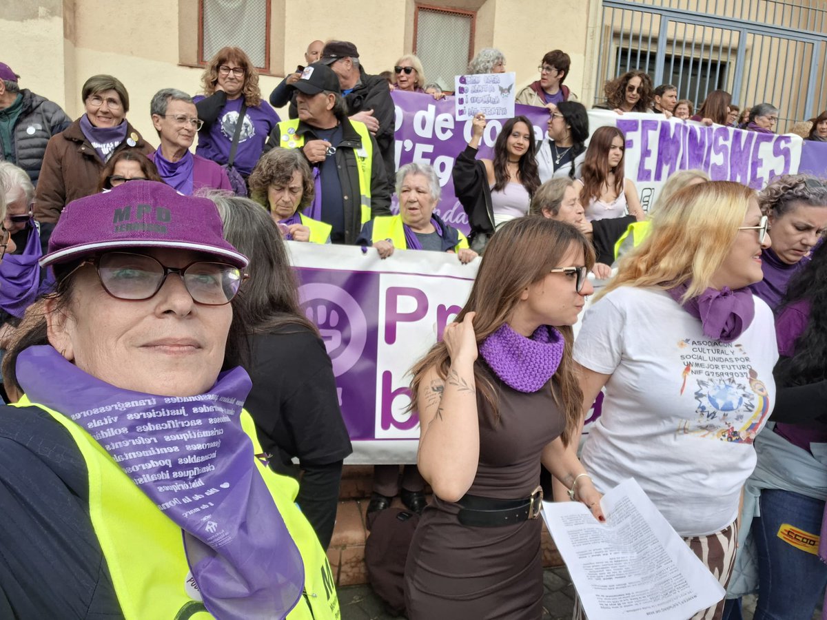 mpdterrassa's tweet photo. "Soy pensionista y muy feminista y somos las voces que no se callan» https://t.co/5xuuHtvn6r