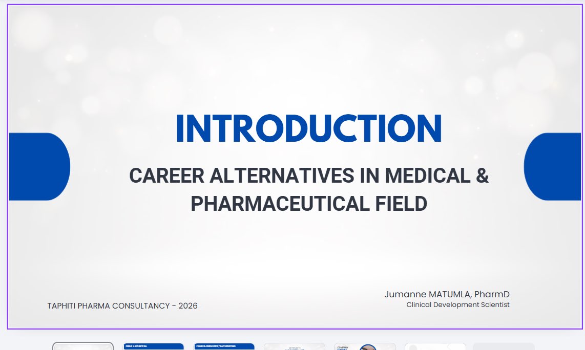 MatumlaAJ's tweet photo. Wakuu, napona mafua this week then 
you will receive tarehe na link ya our Introductory training to these alternative careers tailored to our environment (Tanzanian contexts) and a touch of how it works in a Global scale.

From Hospital to Pharma Industry and Health Authorities! https://t.co/lJPerCEBcY