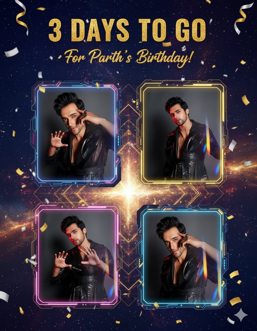 deepshikha3061's tweet photo. 3 DAYS T0 G0
For Parth's Birthday!
#ParthSamthaan
#HappyBirthdayParthSamthaan
#HappyParthDay https://t.co/52Tt1mlrnM