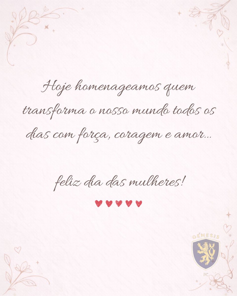 GenesisFc26's tweet photo. Feliz Dia das Mulheres! 🤍💛💙 https://t.co/tWAqI6QUaW