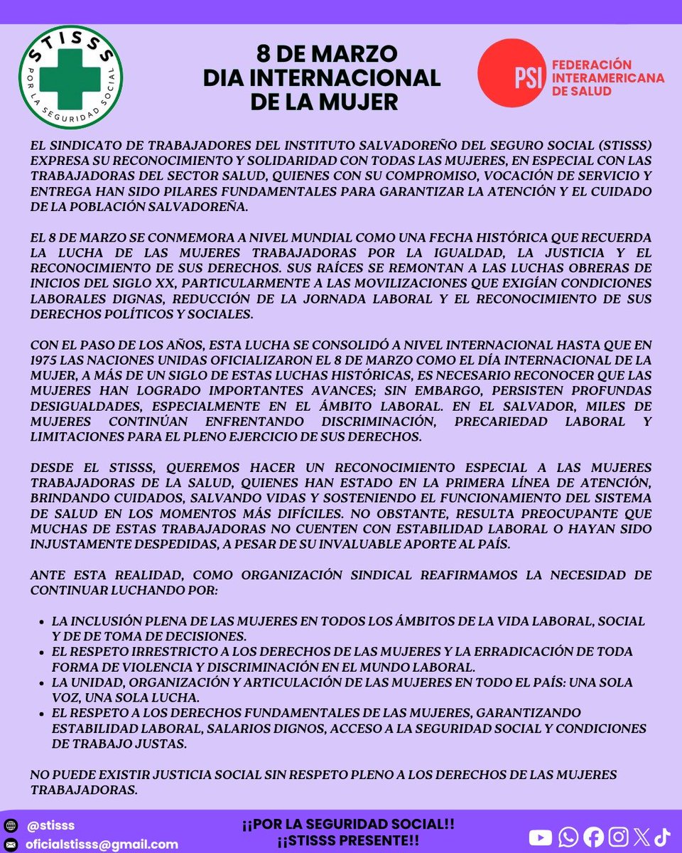 VOZ DEL STISSS tweet media