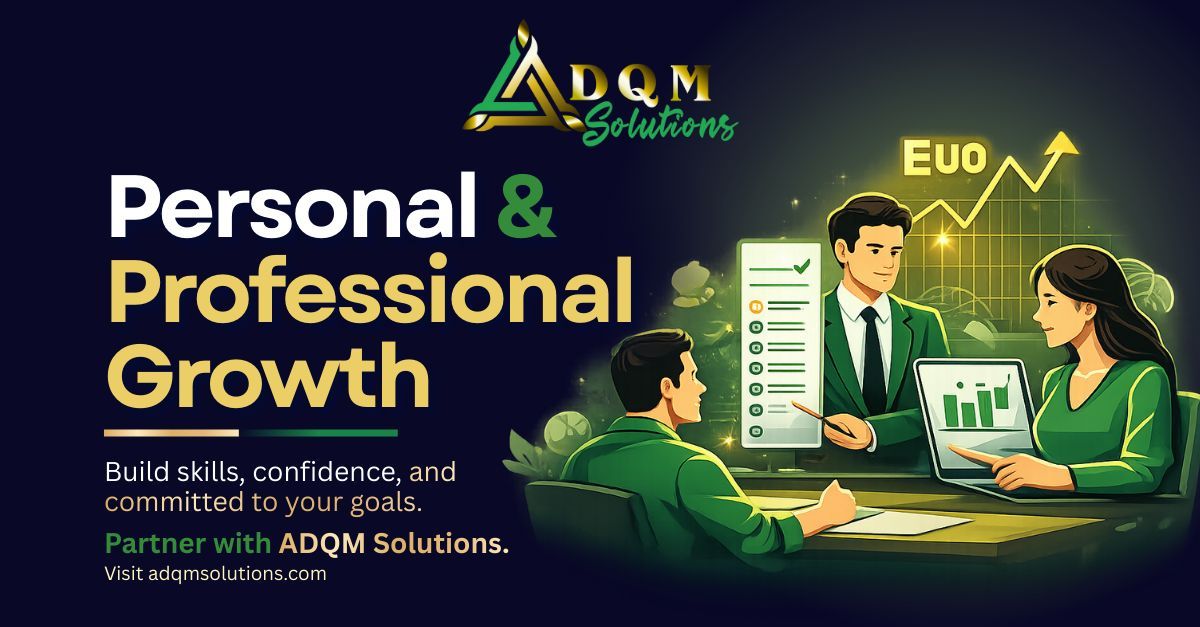 ADQMSolutions's tweet photo. Growth isn’t accidental. It’s intentional.

Build skills. Strengthen confidence. Execute with clarity.

Partner with ADQM Solutions for real personal &amp; professional growth.

Ready to level up?
👉 https://t.co/ImtJkfupp5

#ProfessionalGrowth #Leadership #Entrepreneurship https://t.co/hiSJw8gtP4