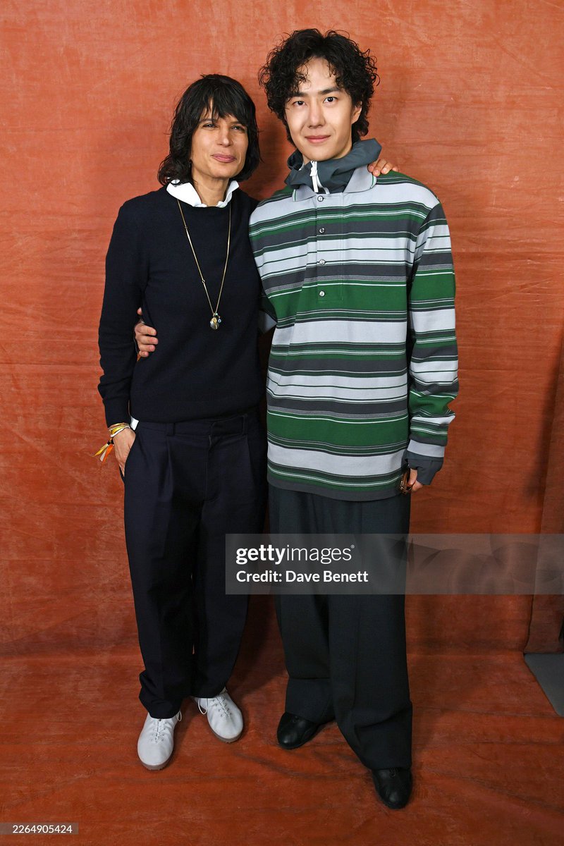WYBSOURCES's tweet photo. 📸 Getty images of Lacoste Global Ambassador #WangYibo and Pelagia Kolotouros at Lacoste Fall/Winter 2026 runway show in Paris Fashion Week.

WangYibo WashedOutMatch
#YIBOxFallWinter26Lacoste #Lacoste #LacosteFW26 @Lacoste https://t.co/EFGftxiu50