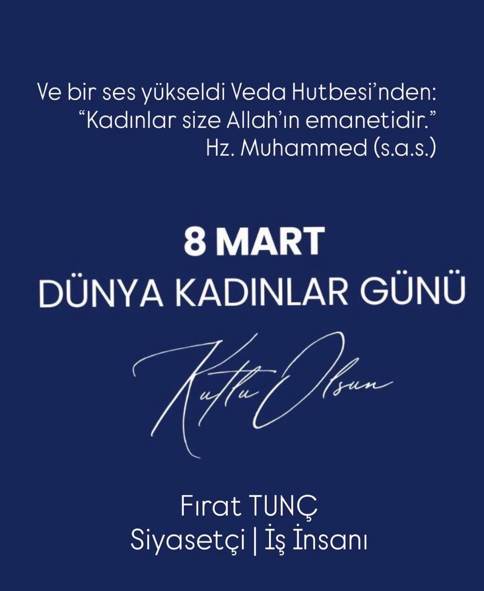 F_Tuncc's tweet photo. Ve bir ses yükseldi Veda Hutbesi’nden:
“Kadınlar size Allah’ın emanetidir.”
Hz. Muhammed (s.a.s.)

#8MartDünyaKadınlarGünü https://t.co/YxwhWbVSjr