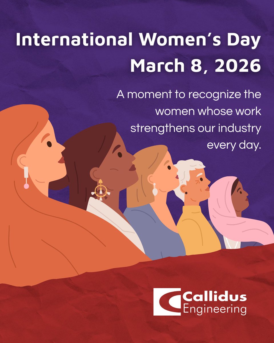 CallidusEng's tweet photo. Progress in engineering did not happen by accident. For generations, women were excluded from the education, training, and professional opportunities in this industry.

Changing that reality is still ongoing, and AEC continues to benefit from every step forward.

#IWD2026 https://t.co/wm9a8fnGSD