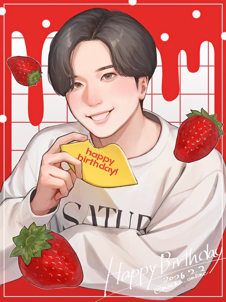 macha_online's tweet photo. 特大遅刻で恐縮ですが、お誕生日おめでとうございました🍓🎂🎉 https://t.co/KzY95GnxW6