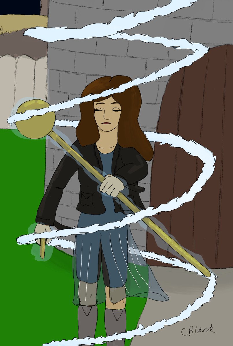 CameronAlanDav1's tweet photo. In response to it being International Women's Day, did an animation run cycle of the character Amy from my Wizzy series project. Also have a painting of her practicing a spell sheild. More on the way.
#animation #painting #fantasy #witch #personalproject #traditionalanimation https://t.co/1SS5yLJmp7