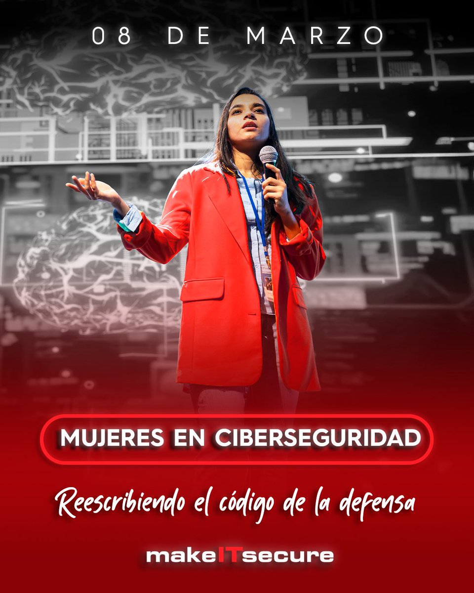 SISAP_LATAM's tweet photo. La ciberseguridad no es cuestión de género, es cuestión de capacidad, visión y estrategia. 🌐🔐

Gracias por blindar nuestro futuro digital. 💪💻

#WomenInCyber #MujeresEnTech #SISAP https://t.co/rKt5fgvS4G
