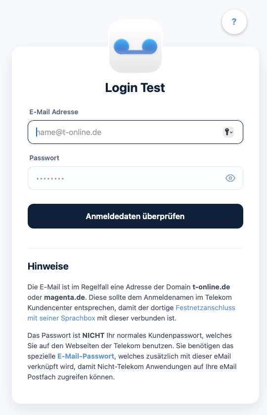 SprachBox_App's tweet photo. Abschließend kann man auch noch online seine Zugangsdaten testen, um sicher zu sein, dass die App auf die SprachBox zugreifen kann, bevor man diese kauft: https://t.co/0ulQTJRh0Z https://t.co/UwzBqk4u66