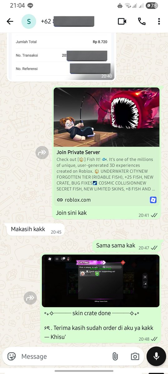 Khisu' ⚘ fastresp ke WA tweet media