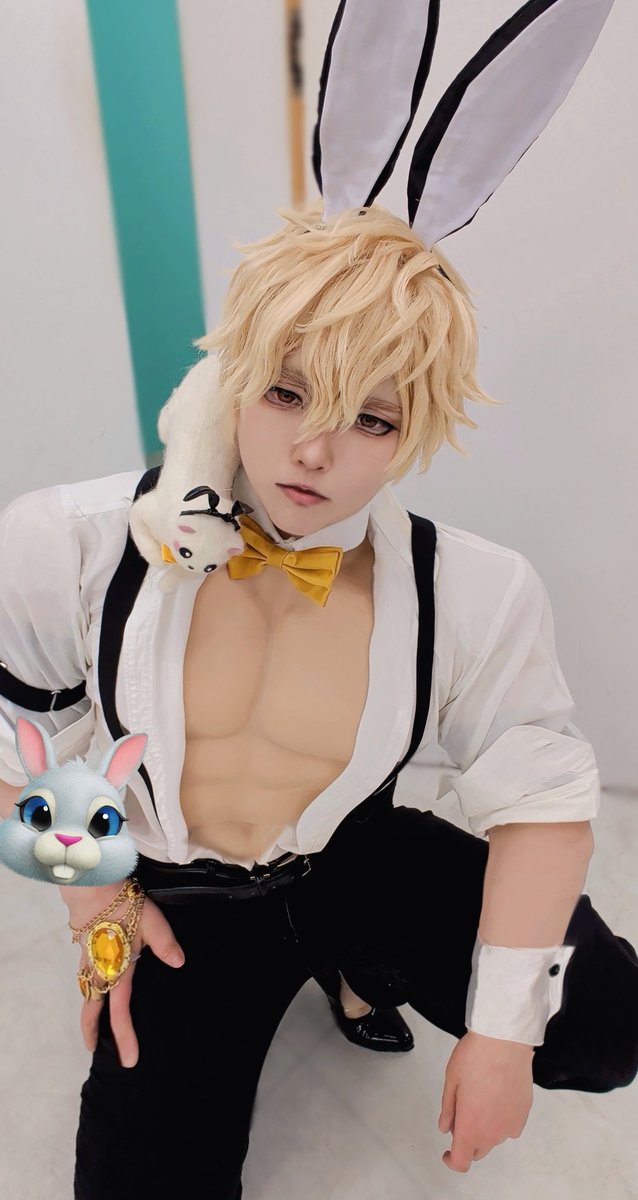 【コスプレ/Cosplay】
ぬ🦀　💤

ぬ🦀のバニー衣装合わせでした‼️👯💓
めちゃめちゃ楽しかったです✌✌✌
皆さんとのお写真は未加工なのでとりあえずピンを載せます！
#ぬかにバニー併せ0308