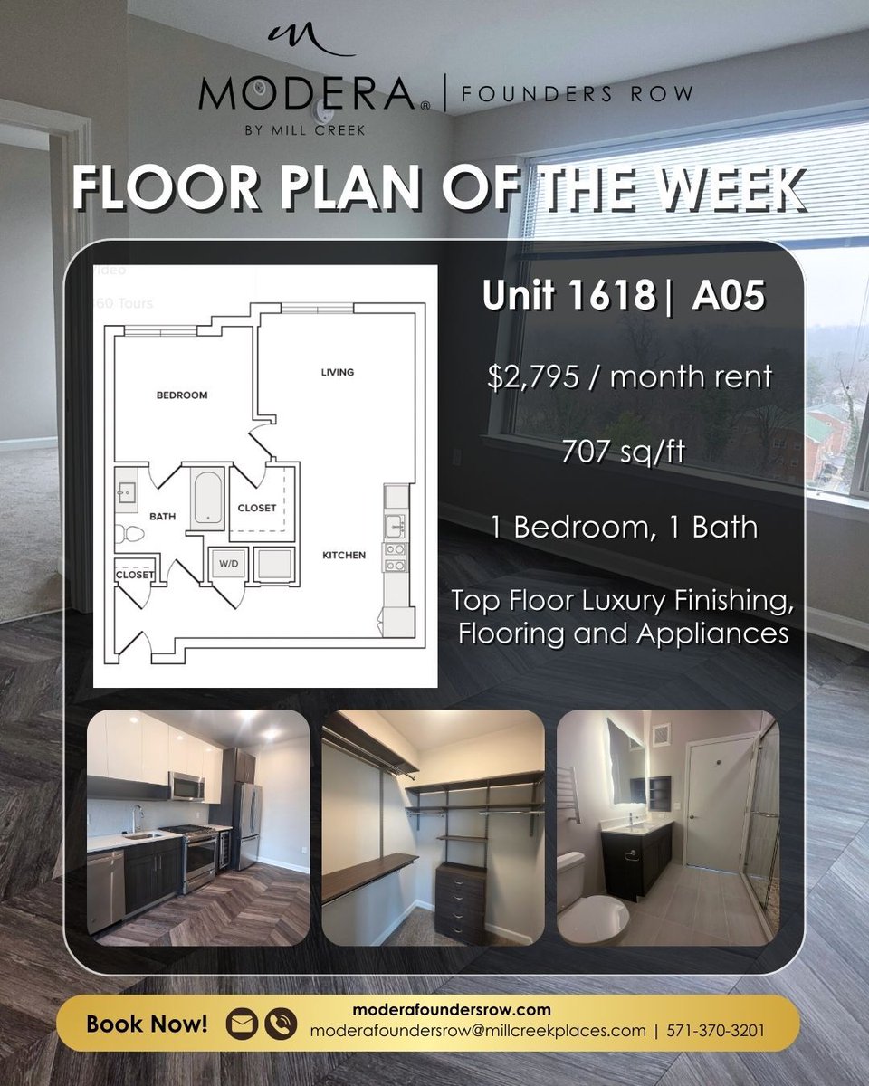 ModeraFoundersR's tweet photo. ✨ Floor Plan of the Week ✨
Meet Unit 1618 | A05 — a stylish 1 bed, 1 bath featuring 707 sq ft of thoughtfully designed living space and top-floor luxury finishes. https://t.co/DwoWHZVtgv
