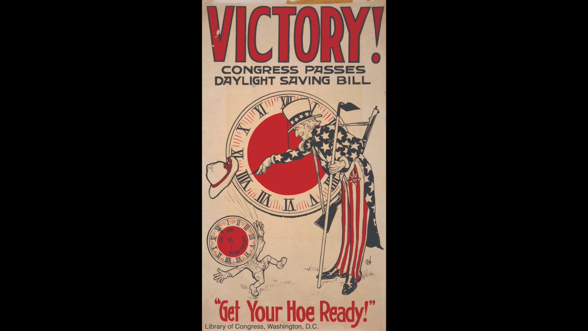 We found this 1918 poster announcing the establishment of Daylight Saving Time in our archives and didn’t know what to do with it, so... here you go.