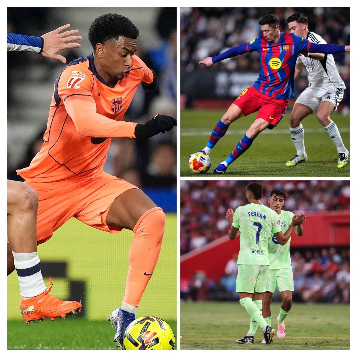 adriasarty's tweet photo. Puede ser este el año en el que el Barça ha usado más combinación de colores?

1ª con pantalón con pantalon y michetas azul/rojo
2ª con pantalón con pantalon y michetas negro/dorado
3ª equipación
4ª equipación (en copas)
3ª equipación 24/25 (J1 y J2)

En total son 7 diferentes https://t.co/GyLm69RQ2s