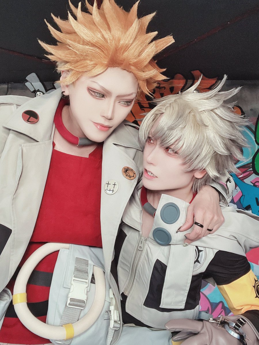 【コス】
今日は大念願のガチアクタ〜！！！
エンジンとルドで撮影行ってきた😭✨
最推しとの併せ本当に幸せすぎて泣いちゃった😭✨まじで2人ともウィッグ頑張ったのでシルエットも大天才でした💯