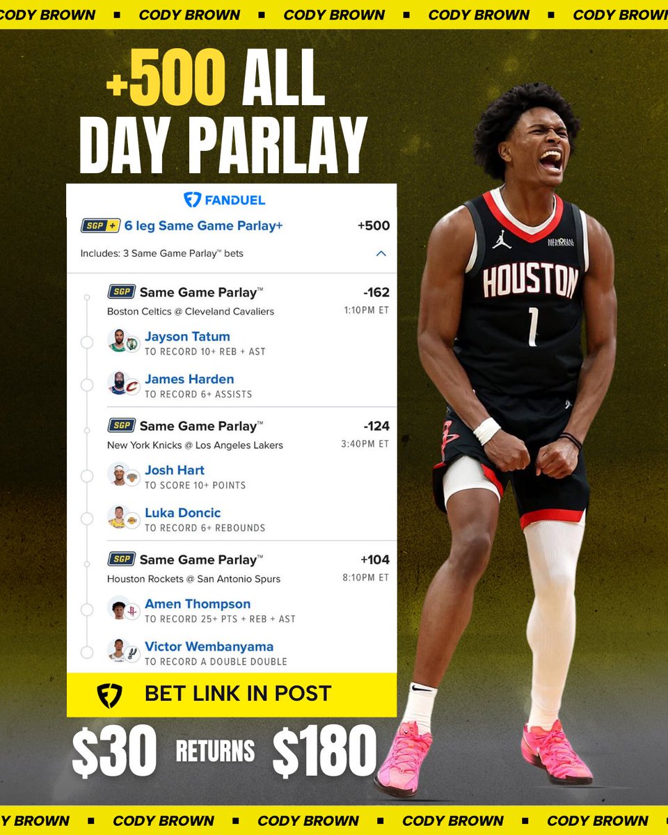 Cody Brown Bets tweet media